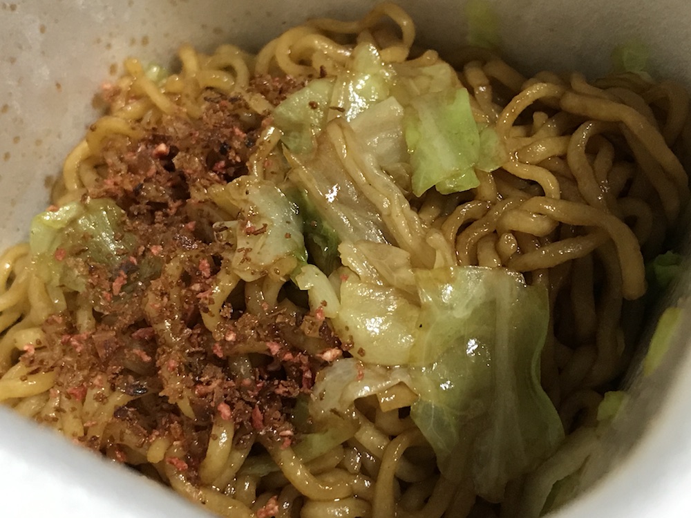 焼そばモッチッチ　出来上がり