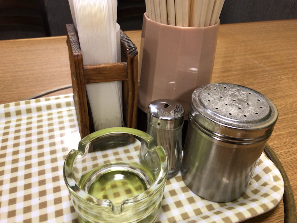 幸陽閣　机上
