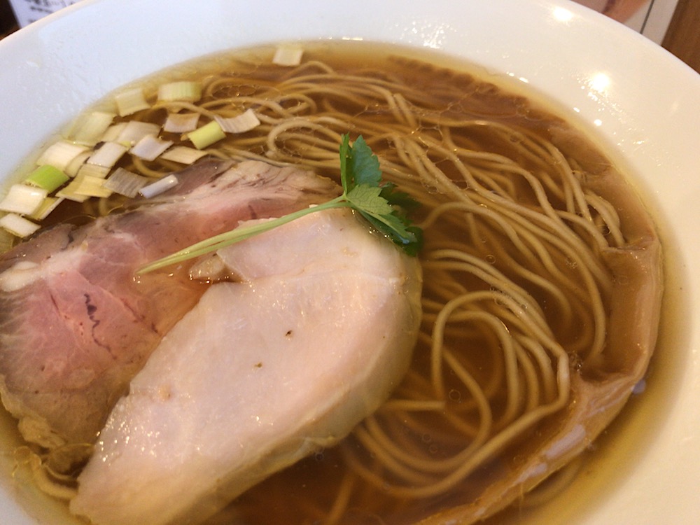 地鶏らーめん　はや川　地鶏醤油らーめん
