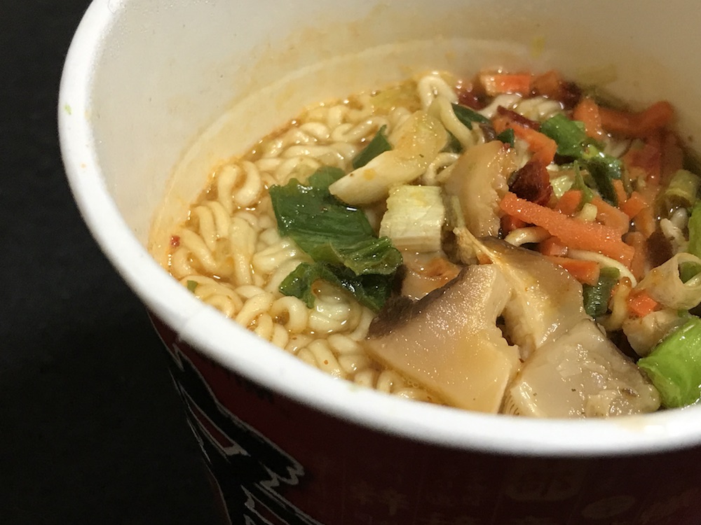 辛ラーメン　出来上がり