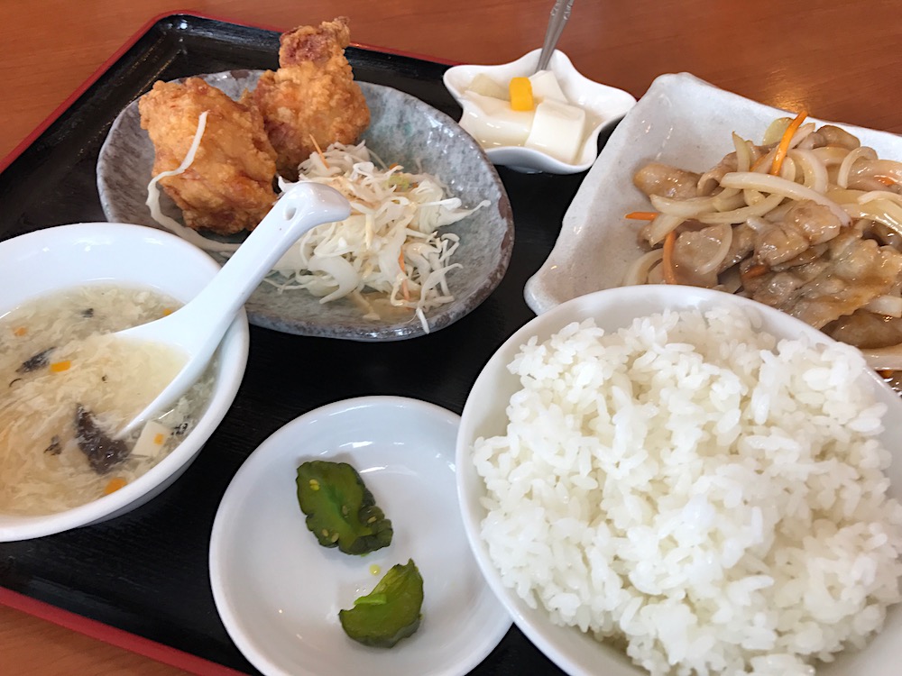 中華料理 萬福 生姜焼き定食