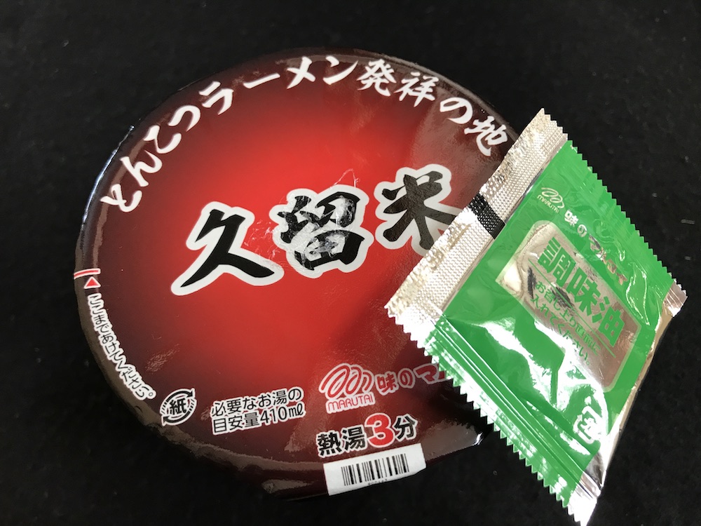 マルタイ久留米濃厚とんこつラーメン