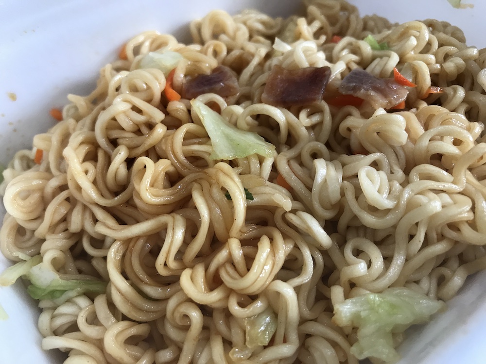 北海道ジンギスカン風やきそば 出来上がり