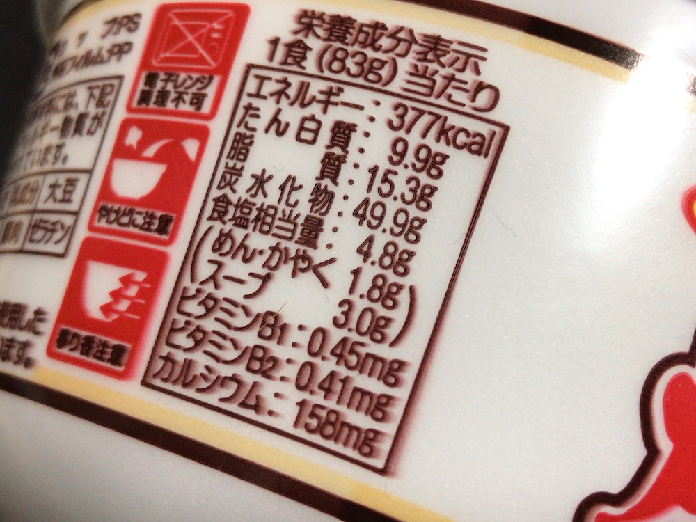 サンポー 焼豚ラーメンにんにくとんこつ味 食塩相当量