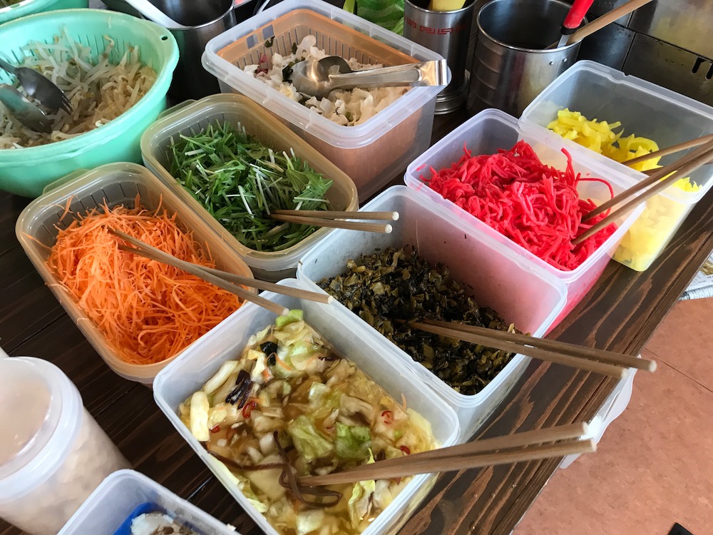 喰道楽大和バイパス店 サラダコーナー