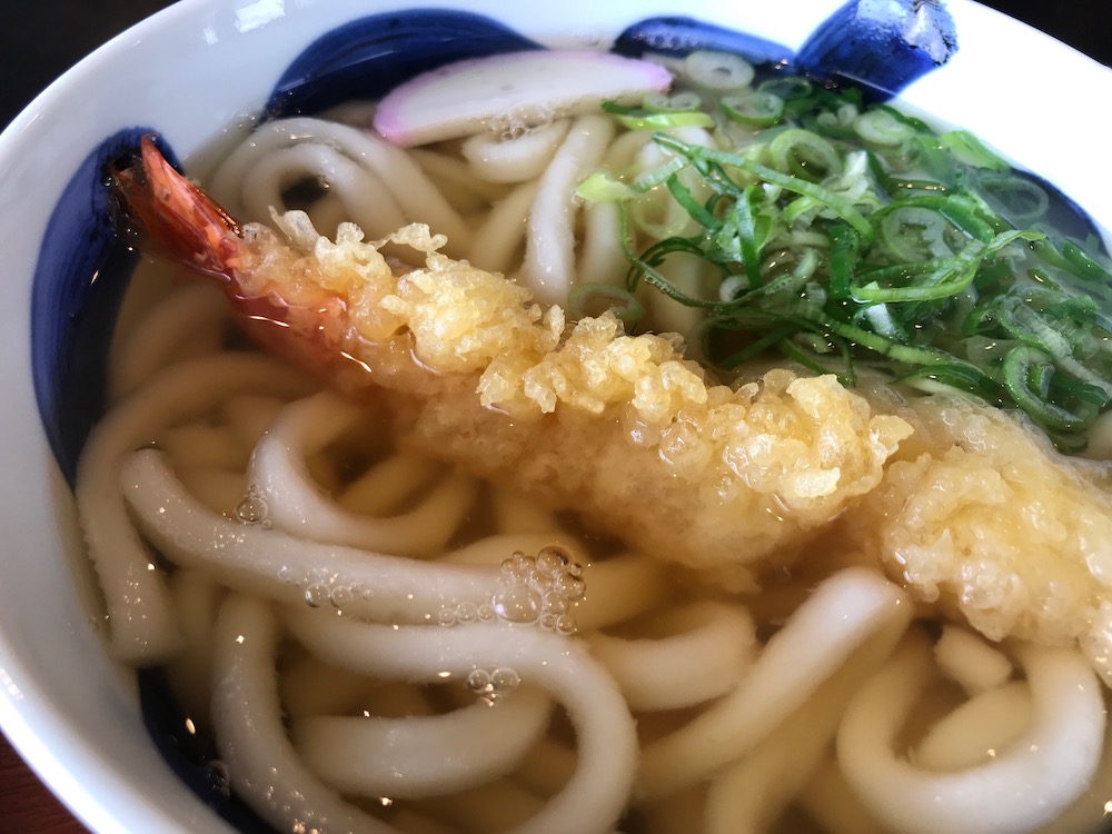 華新うどん　えび天うどん