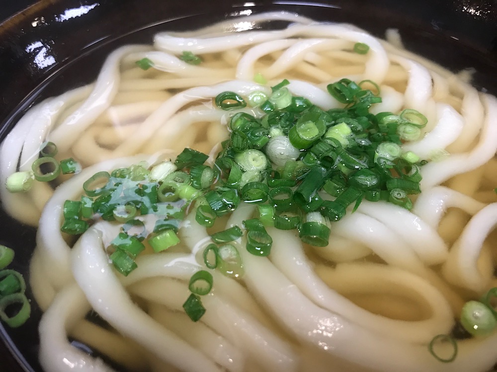 人力うどん　かけうどん