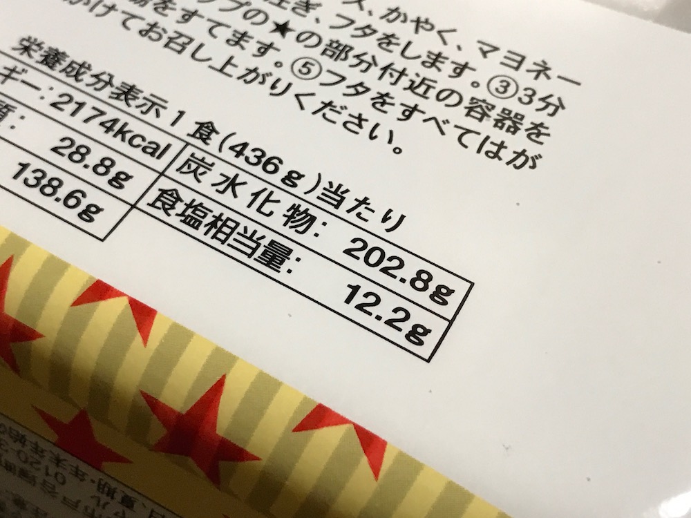 ペヤング ソースやきそば超超超大盛GIGAMAX 食塩相当量
