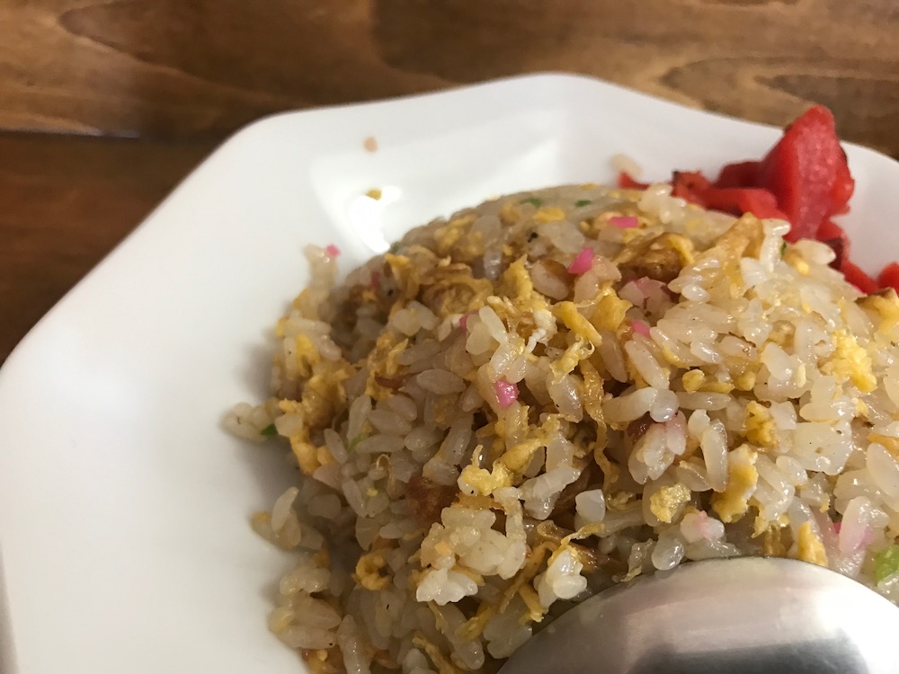 田の久　ラーメンセット　半チャーハン