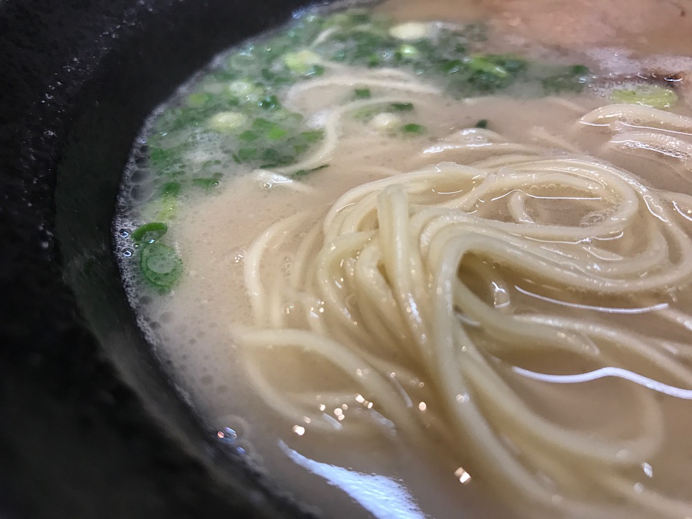 ふくの家愛敬店　ラーメン　麺