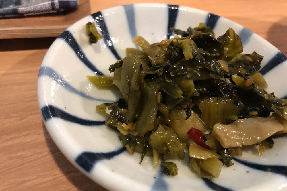 ラーメンきてん漬物