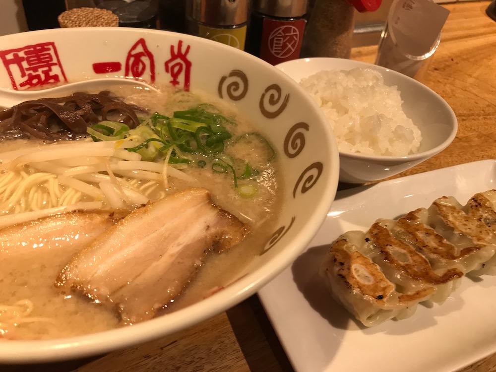 一風堂大名本店　ランチセット