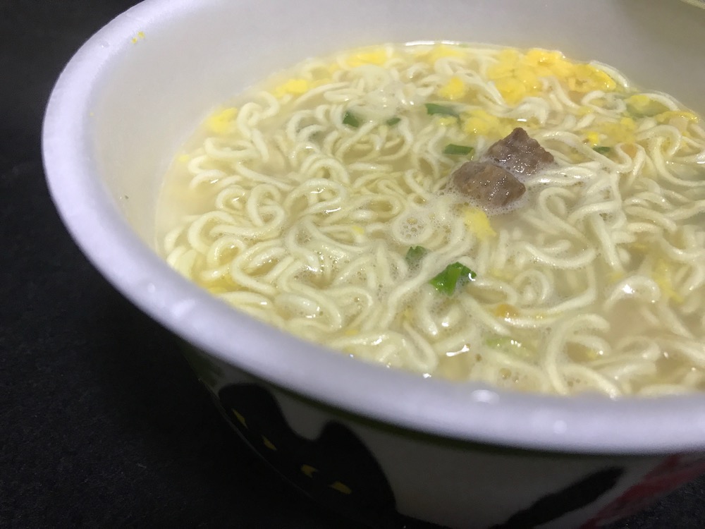 福岡ゆずすこ ゆず香る鶏白湯ラーメン 出来上がり