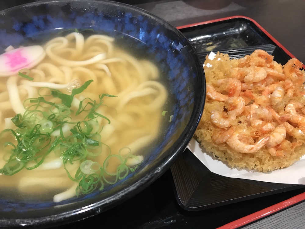 資さんうどん　エビ天うどん
