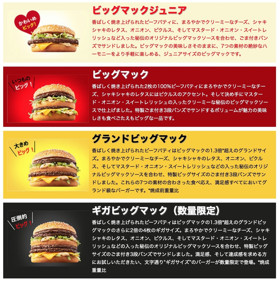 ビックマックジュニア2020 これ位が・・・・ - さがの日々