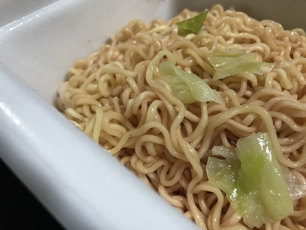 岩下の新生姜塩焼そば　出来上がり