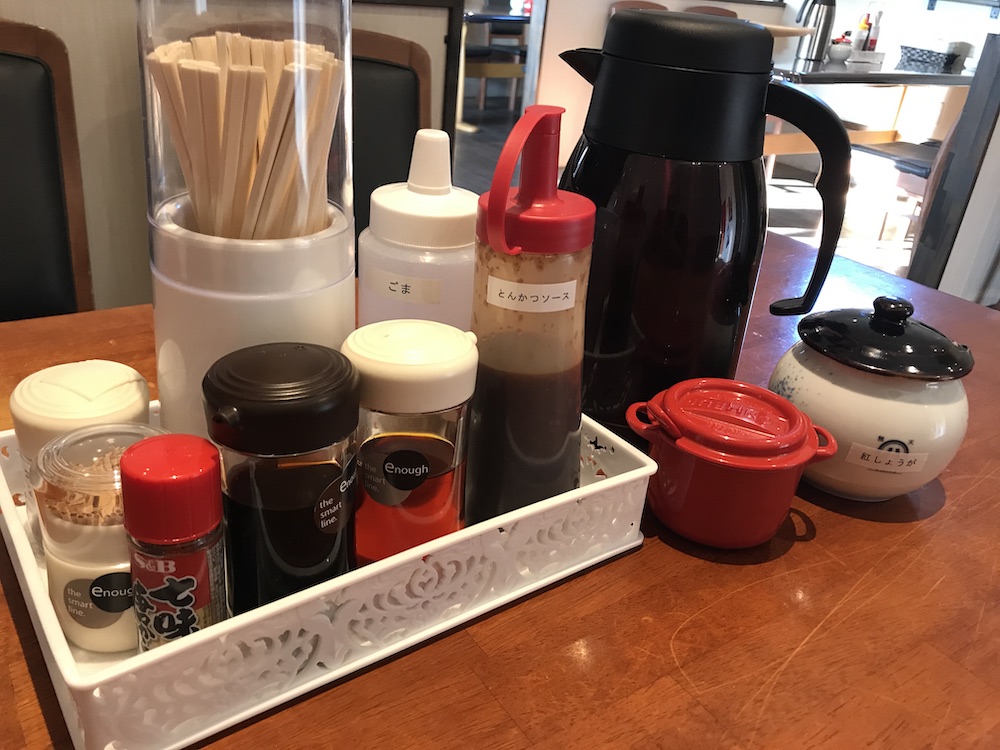 三九ラーメンセンター三日月店　机上