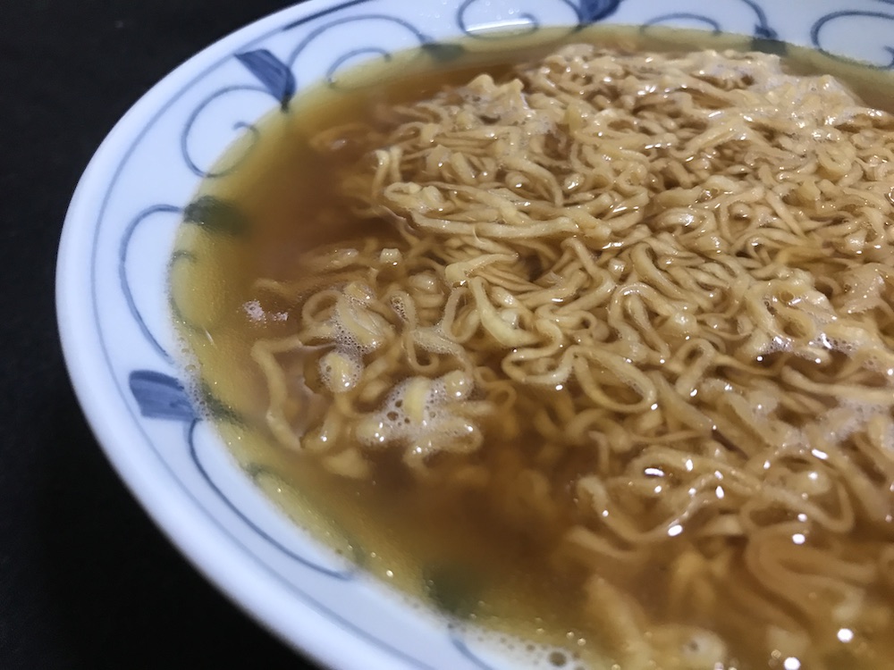 チキンラーメン　出来上がり