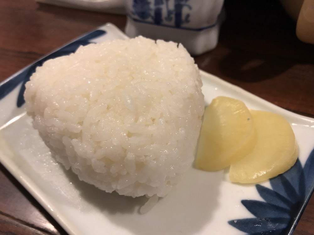 松原うどん　おにぎり