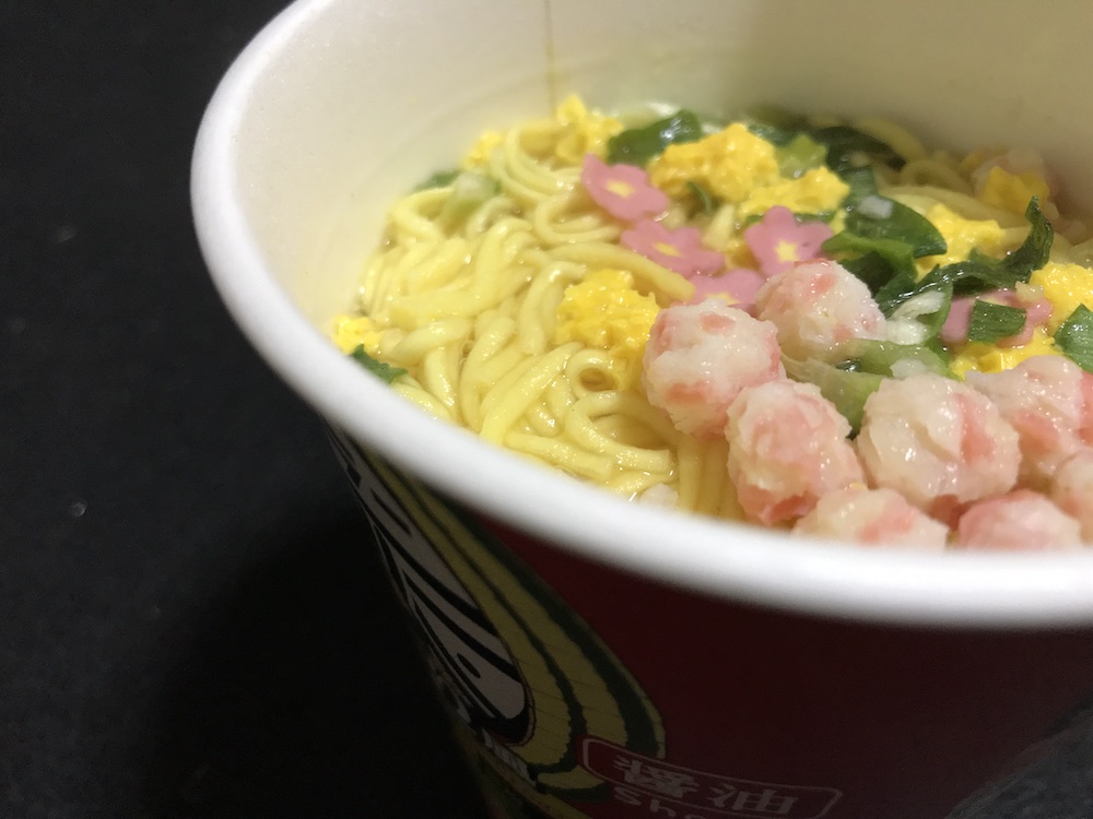 サッポロ一番 和ラー 愛媛 鯛ちり風　出来上がり