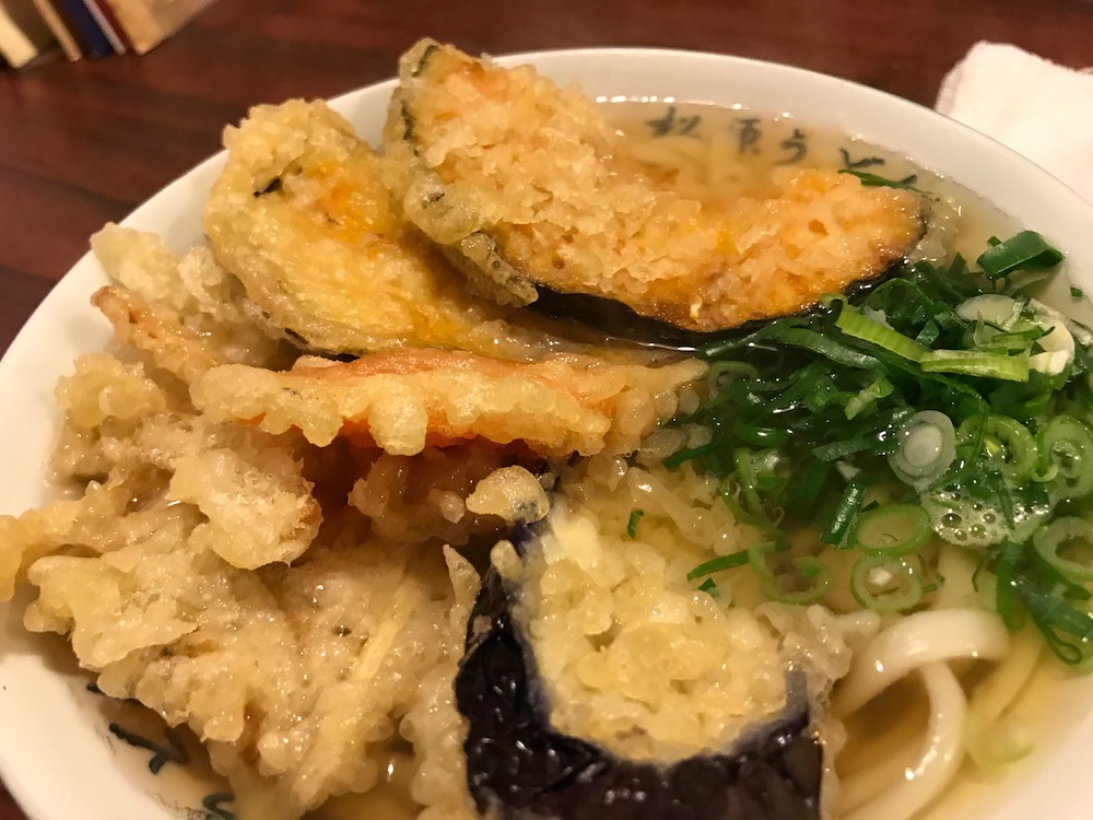 松原うどん やさいうどん 400円