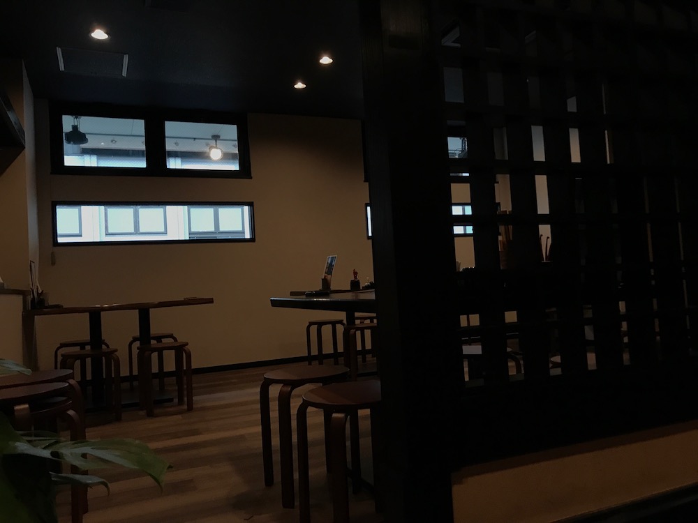 元祖久留米うどん　ふじ井　テーブル席