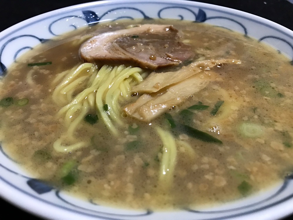 冷凍 日清本麺 こくうま醤油ラーメン　出来上がり