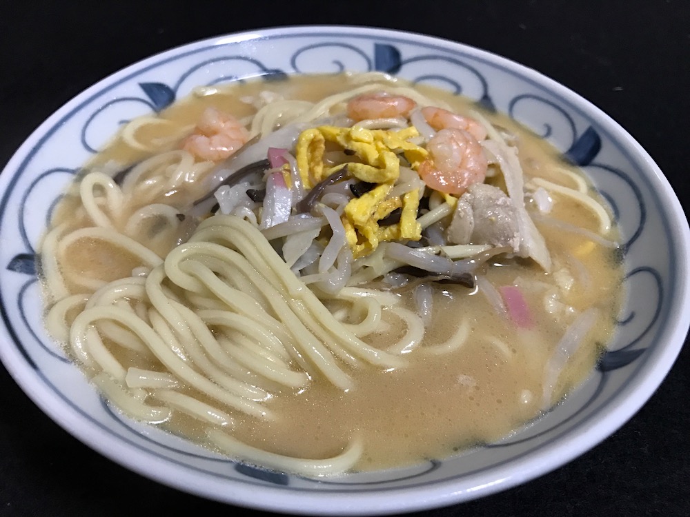 四海楼監修ちゃんぽん 出来上がり