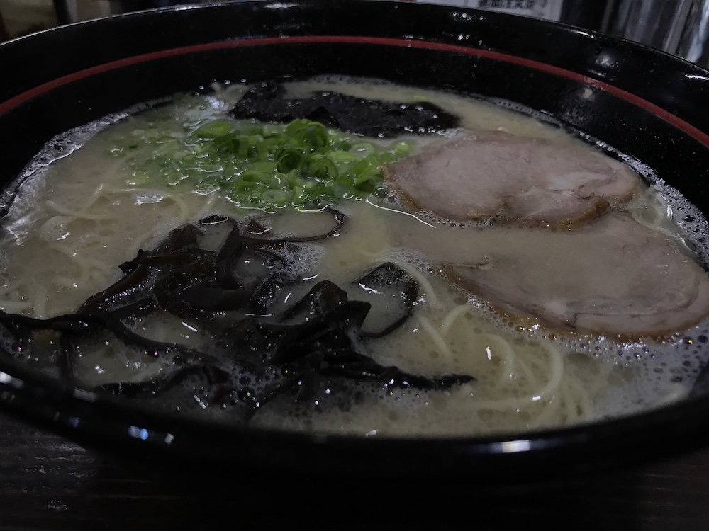 久留米ラーメン金ちゃん ラーメン 2021.11