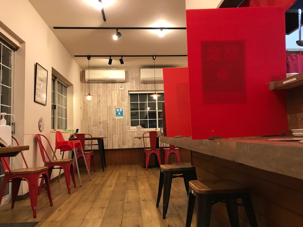 らーめん家MARU 店内 2021