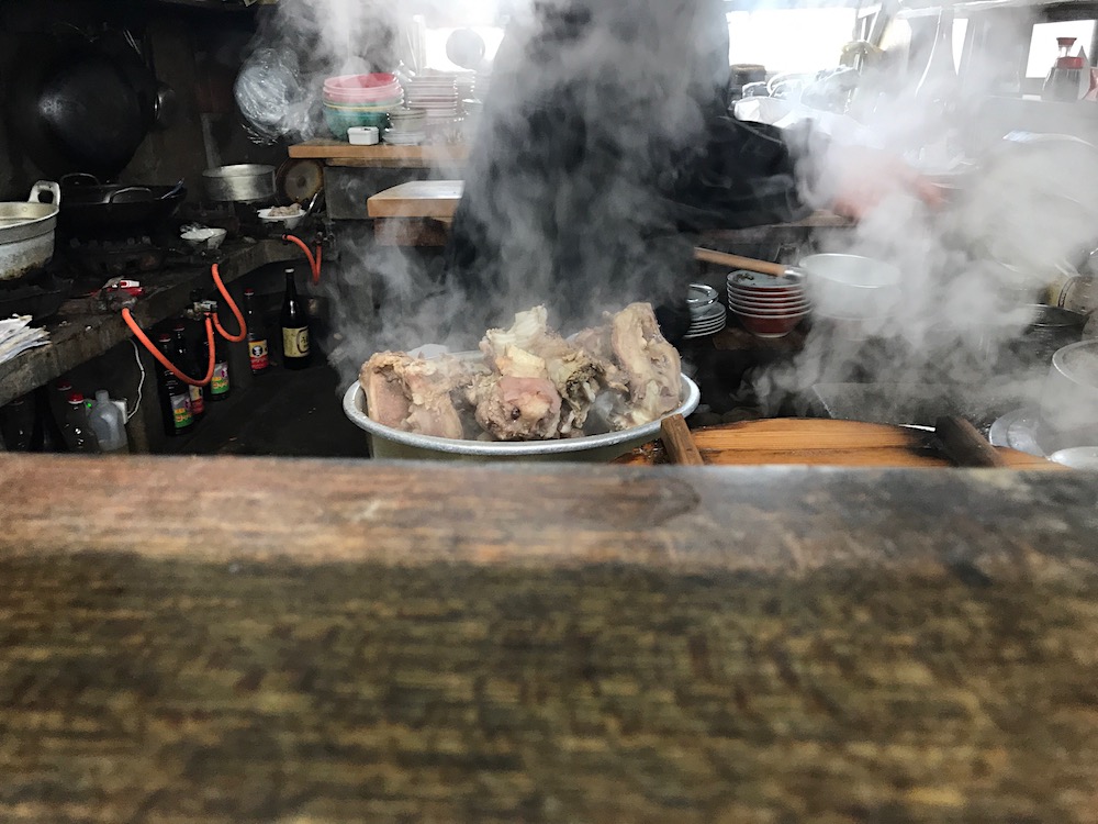 大川市 来々軒 豚骨