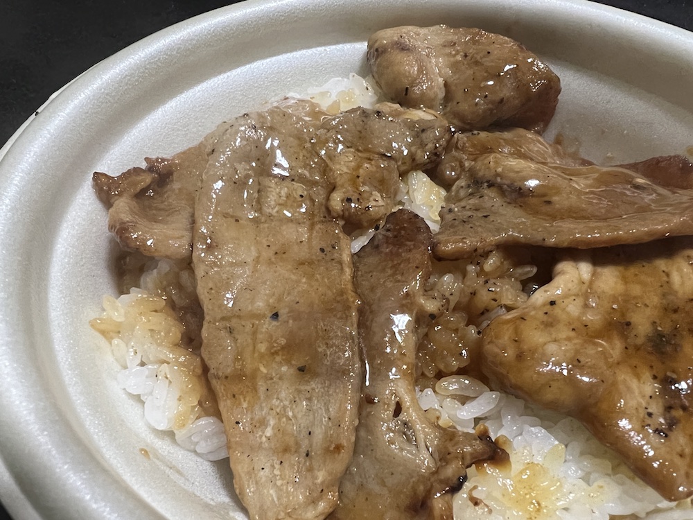 北海道フェアー　ぶたはげ監修炭火焼き豚丼　豚肉