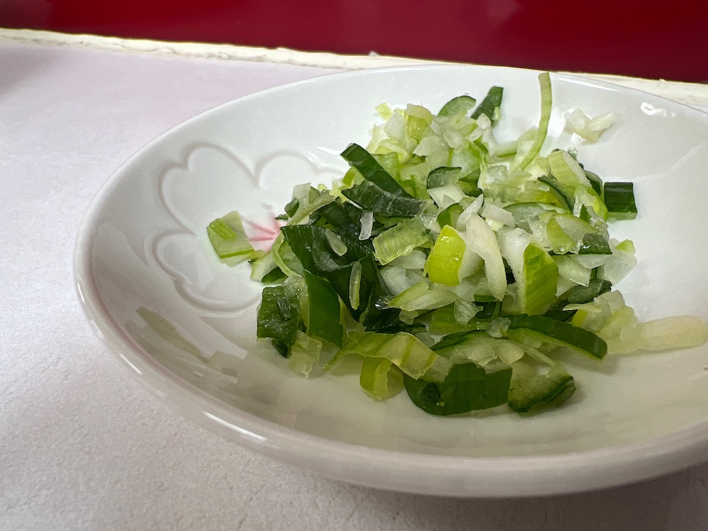 駅前ラーメンビック・ワン タレの皿