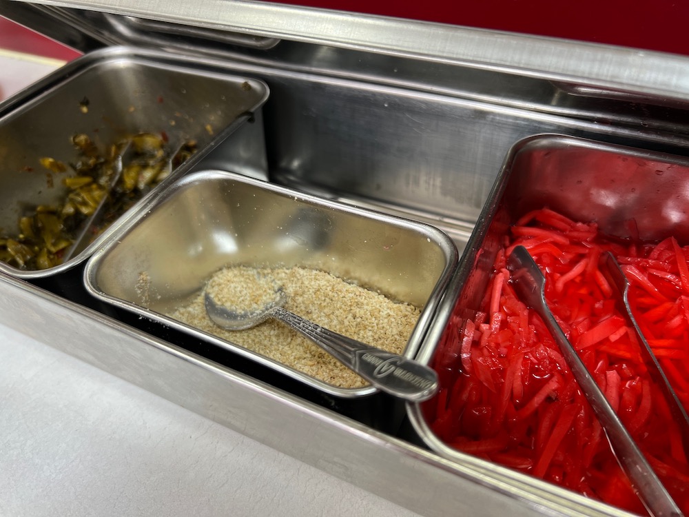 駅前ラーメンビック・ワン 金属容器