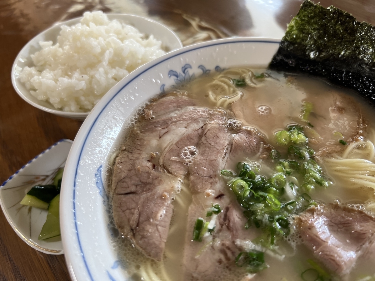 無庵　ラーメン＋ライス