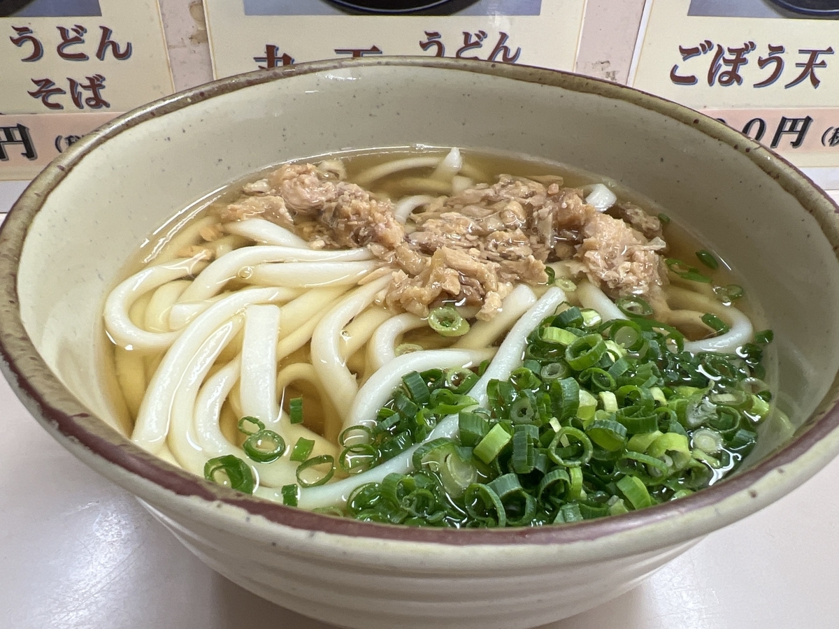 中央軒新鳥栖駅店　かしわうどん