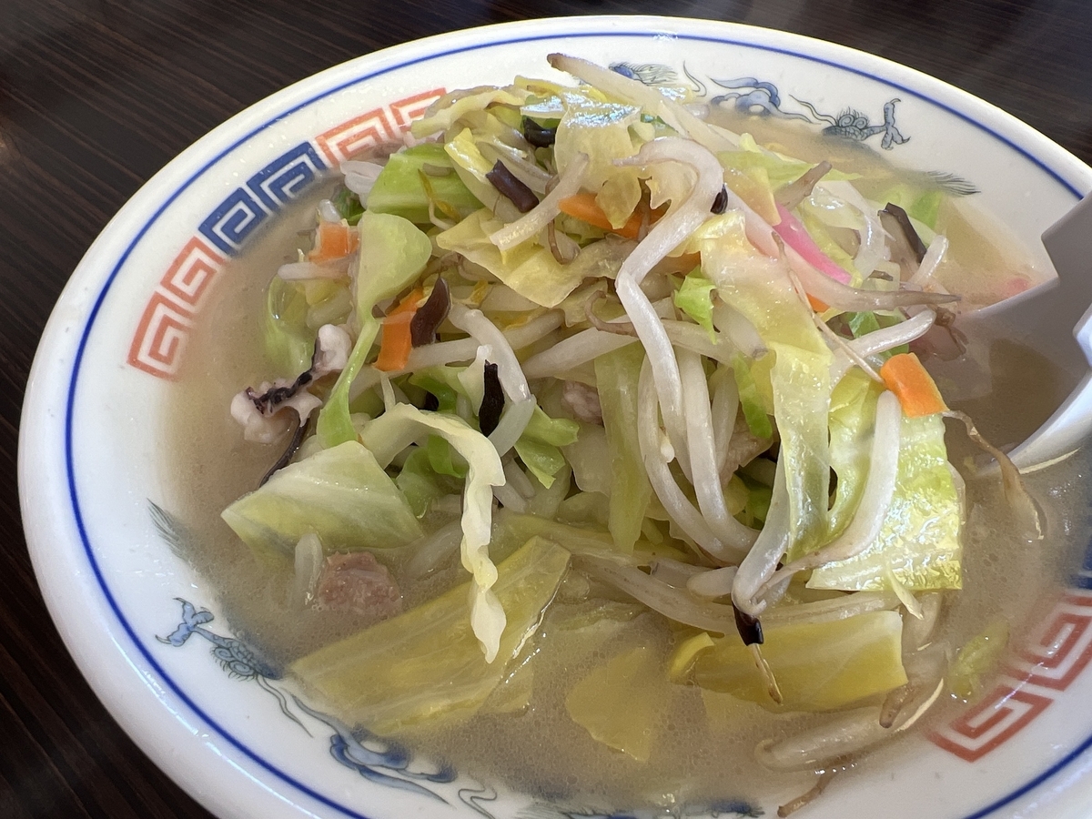 長崎亭　可布里店　長崎ちゃんぽん