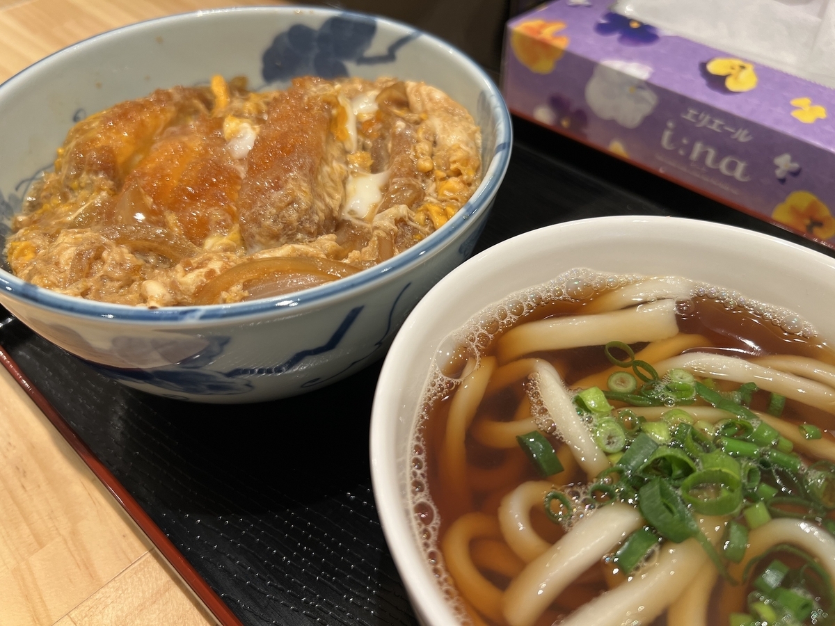 めん処 かめや川副店 かつ丼セット