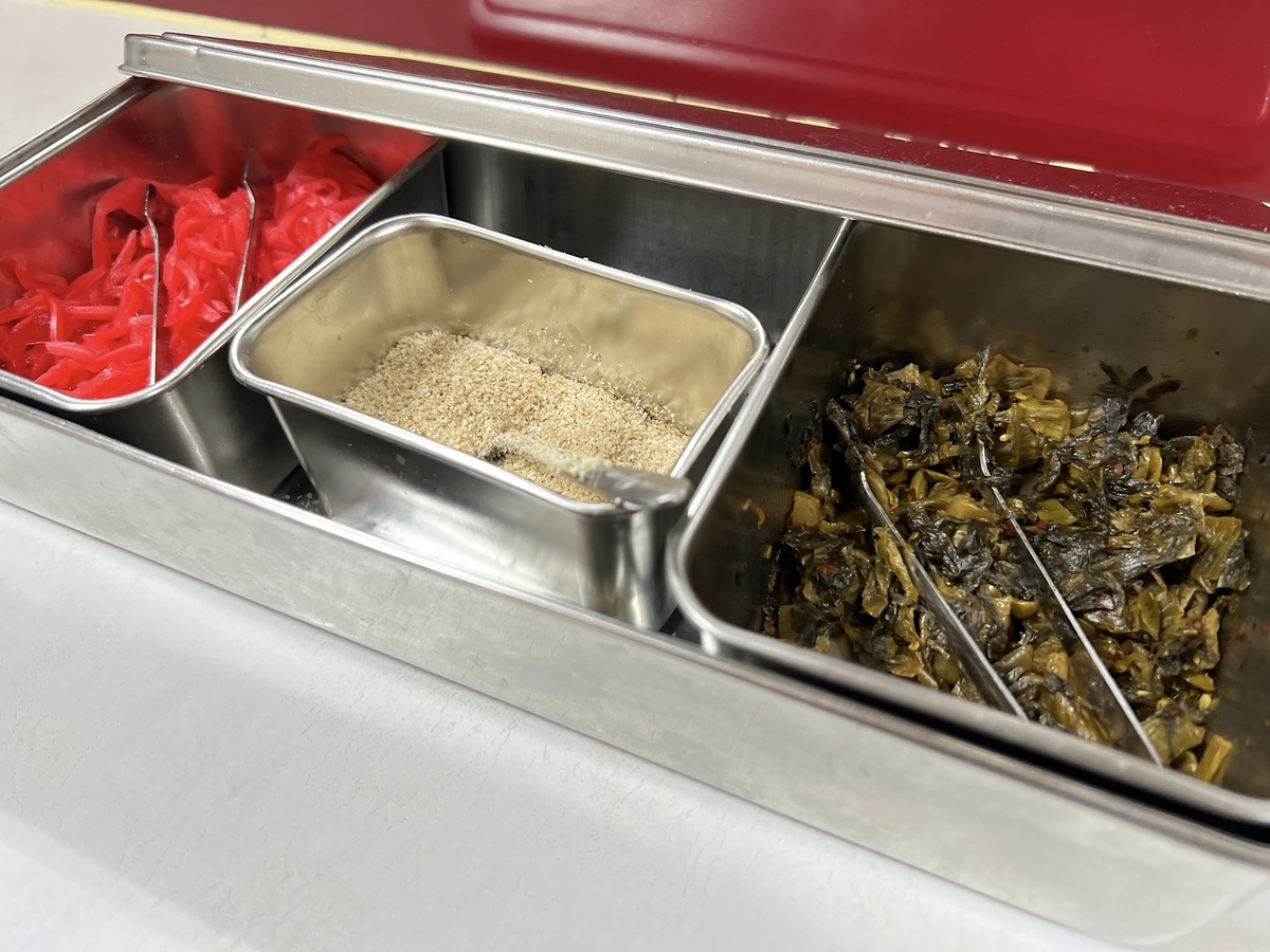 佐賀市　駅前ラーメンビッグ・ワン　無料トッピング