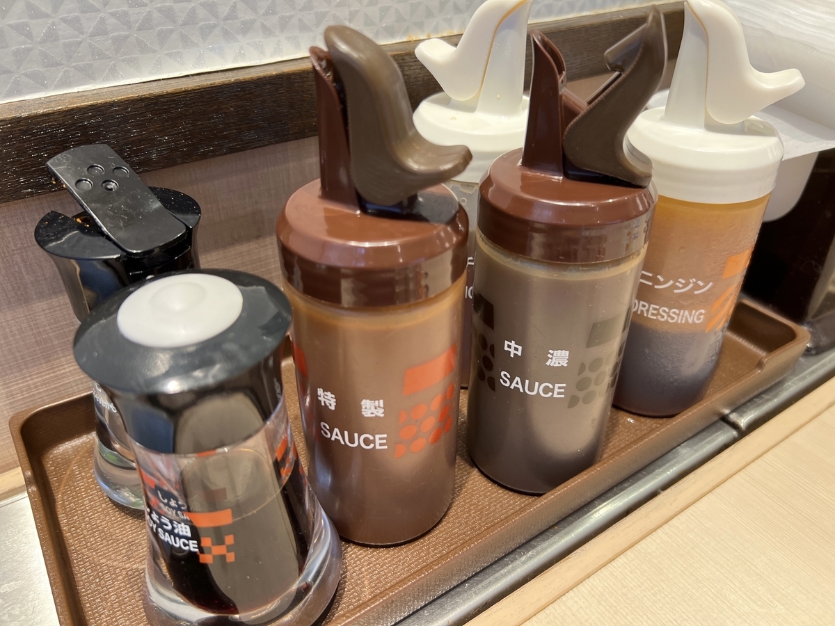 松のや 机上