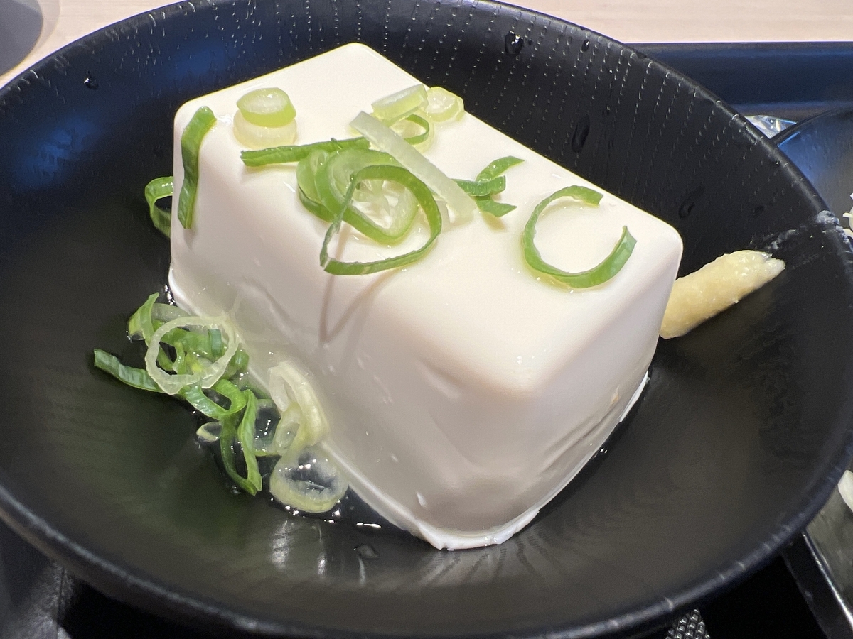 松のや 得朝ロースカツ定食 冷奴