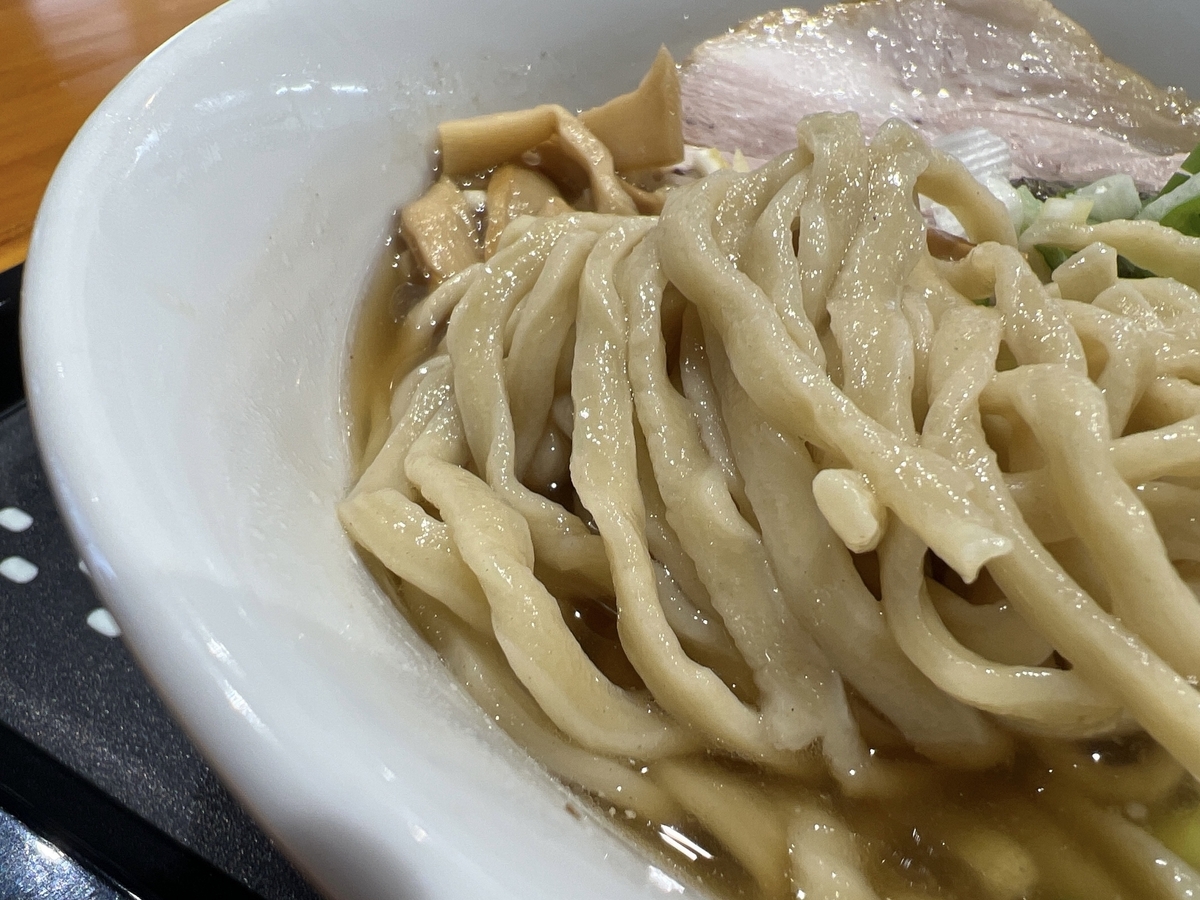 中華そばユメヲカタレ 中華そば 麺