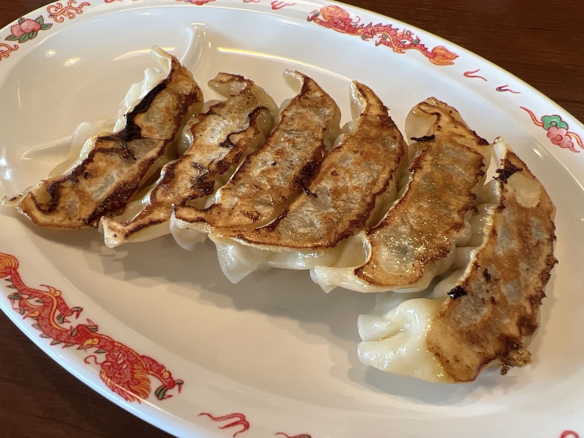 丸星中華そば専門店善導寺店 ギョーザ