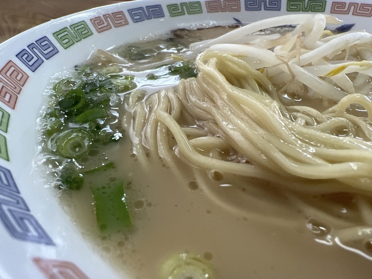 さつまラーメン大川店　ラーメン　麺