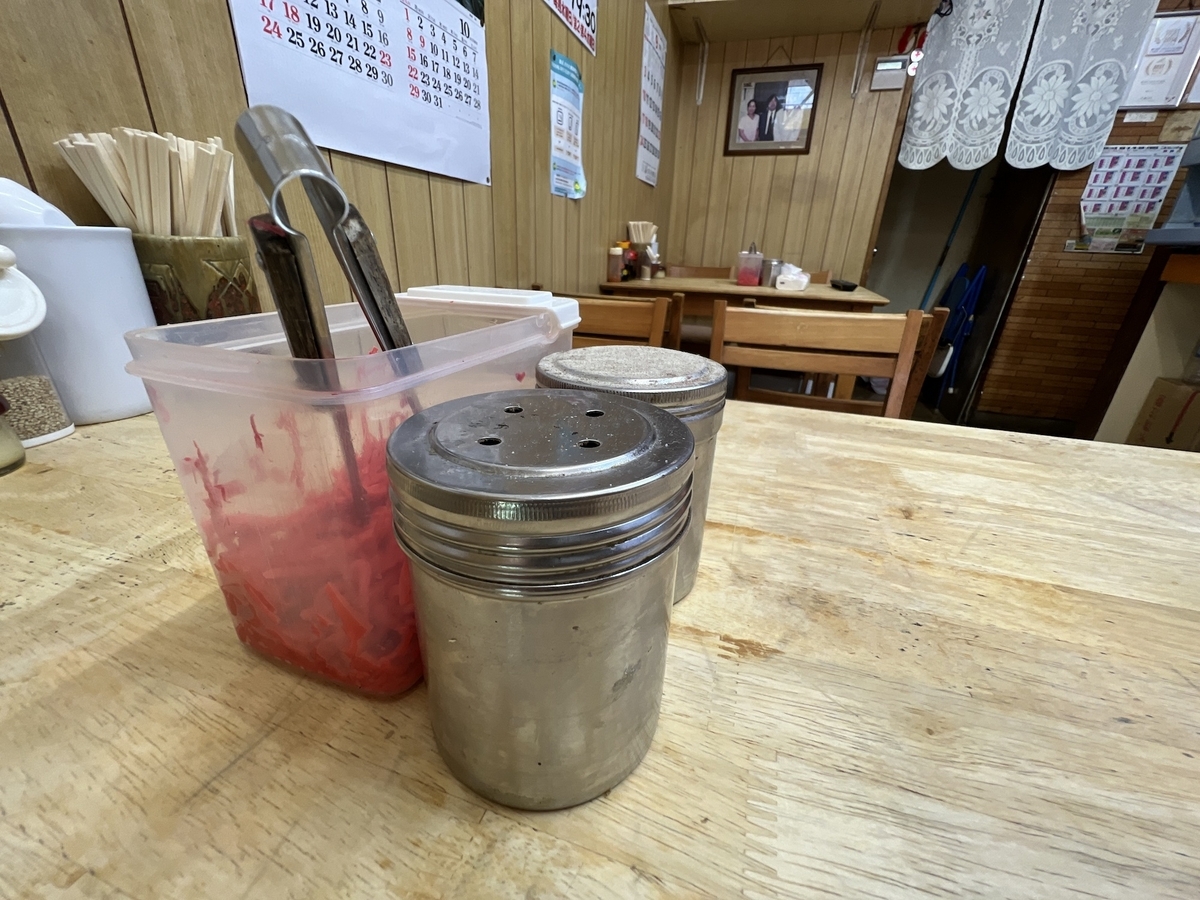 久留米　大峰ラーメン　店内
