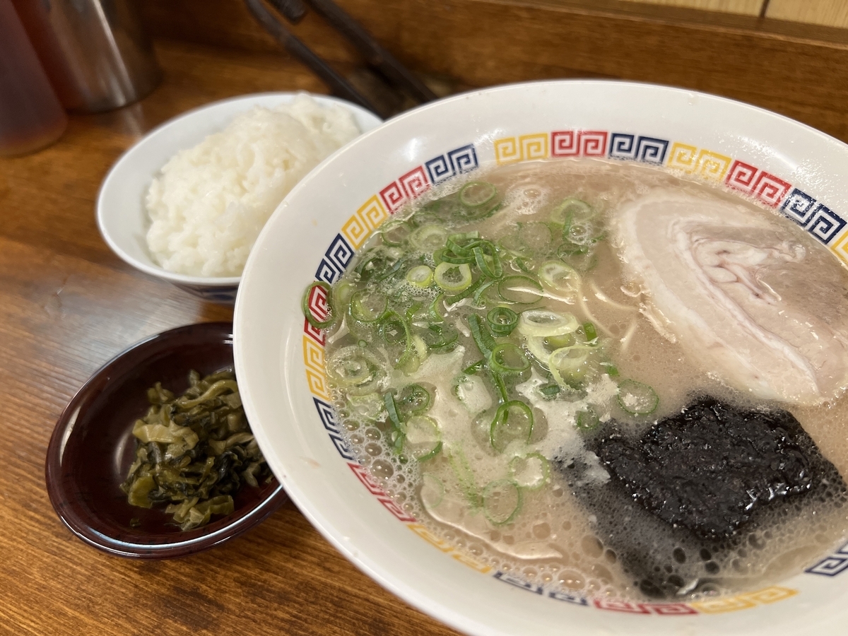 丸星ラーメン　ラーメン　めし