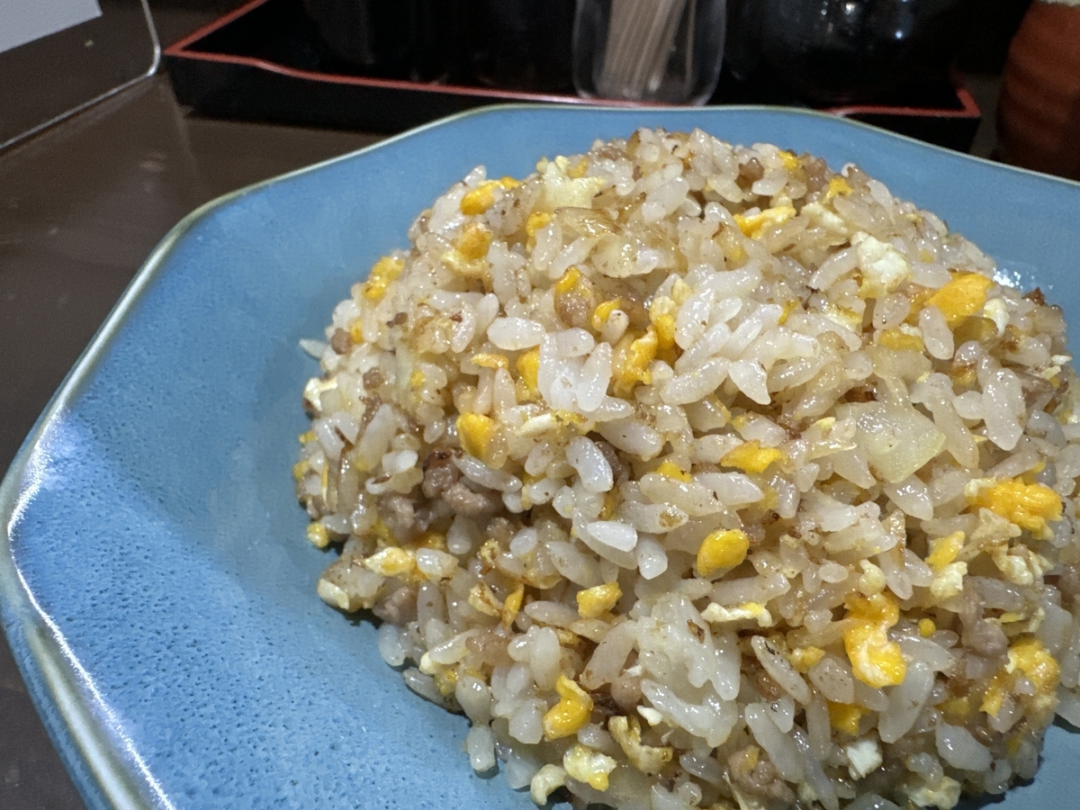 久留米ラーメン　金ちゃん　チャーハン
