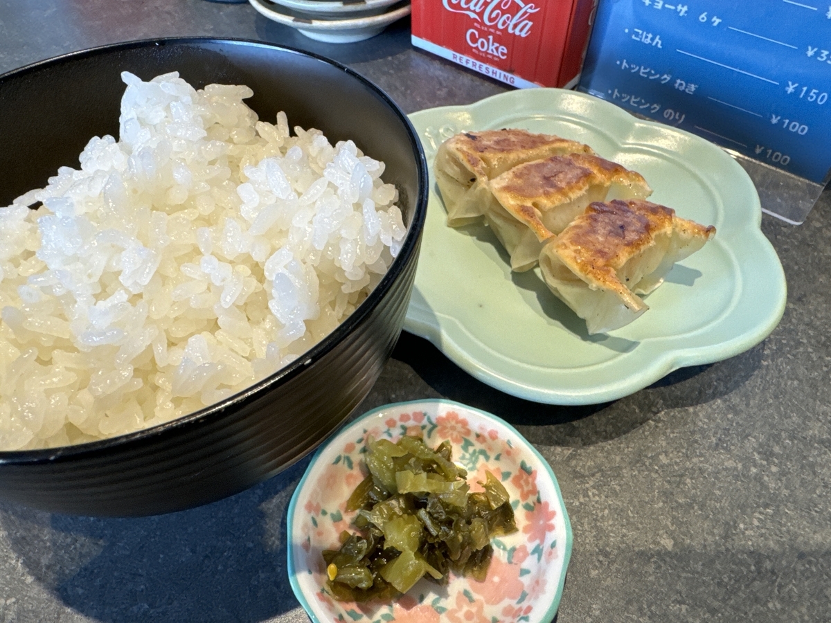 佐賀市　らーめんげんこつ　ランチセット