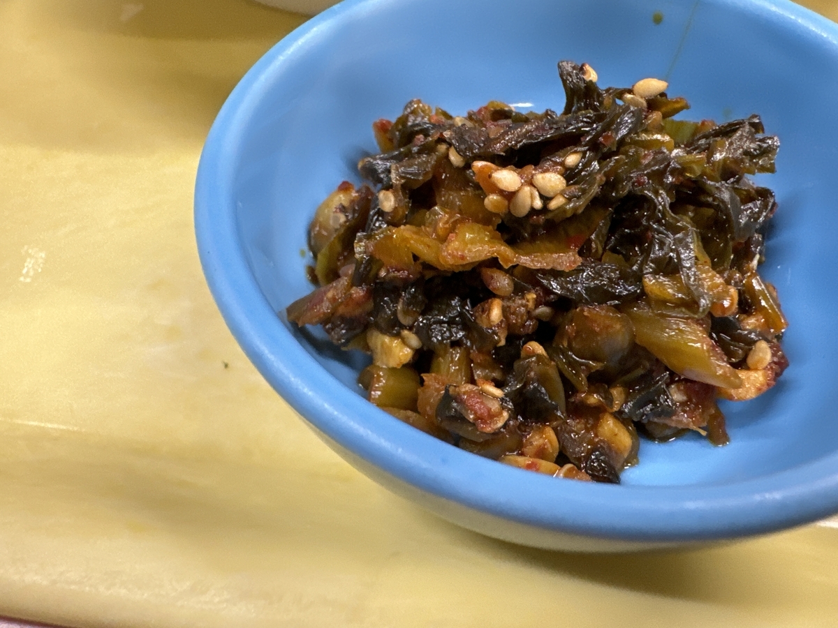 鯉龍軒　焼飯Bセット　辛子高菜