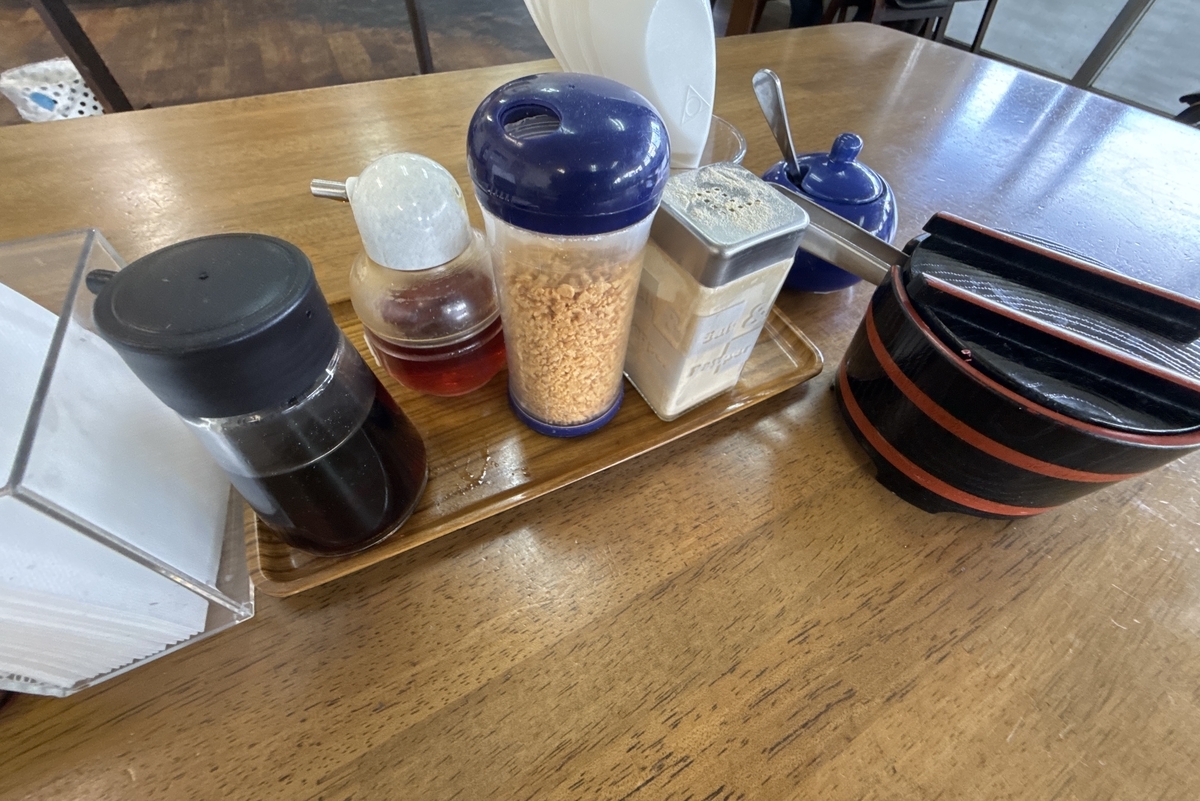 濃厚久留米とんこつラーメン一龍　机上